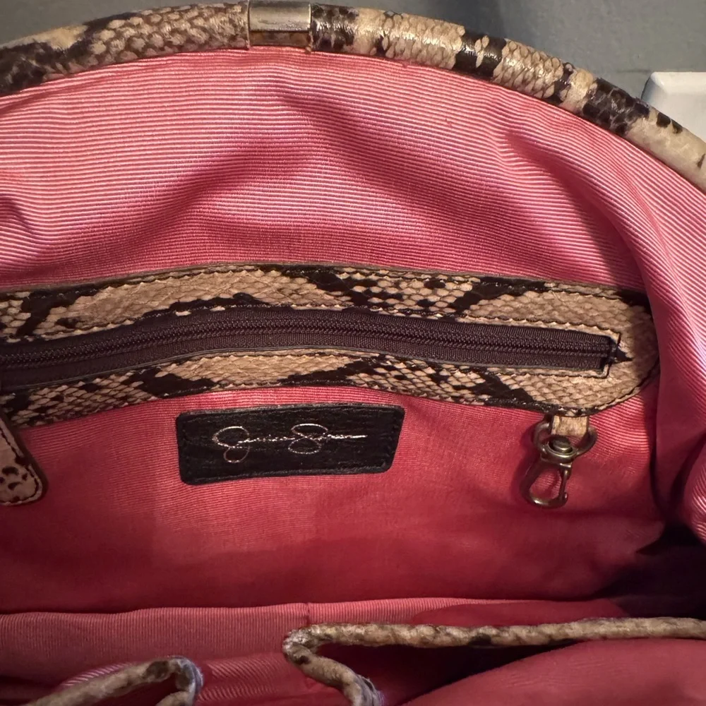 Jessica Simpson Python Embossed Purse - Picture 9 of 11